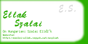 ellak szalai business card